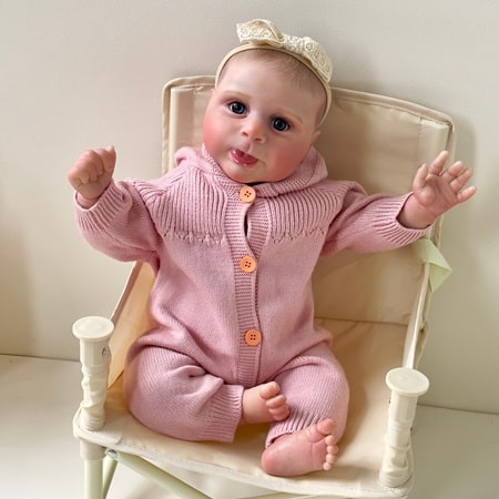 Wholesale Cloth Body Reborn Baby Doll FA-846