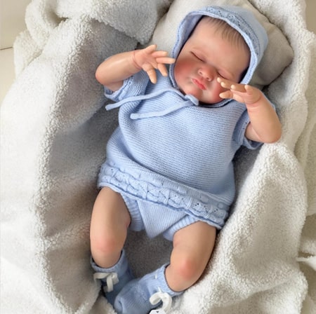 Wholesale Cloth Body Reborn Baby Doll FA-1030