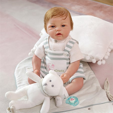 Wholesale Cloth Body Reborn Baby Doll FA-034C