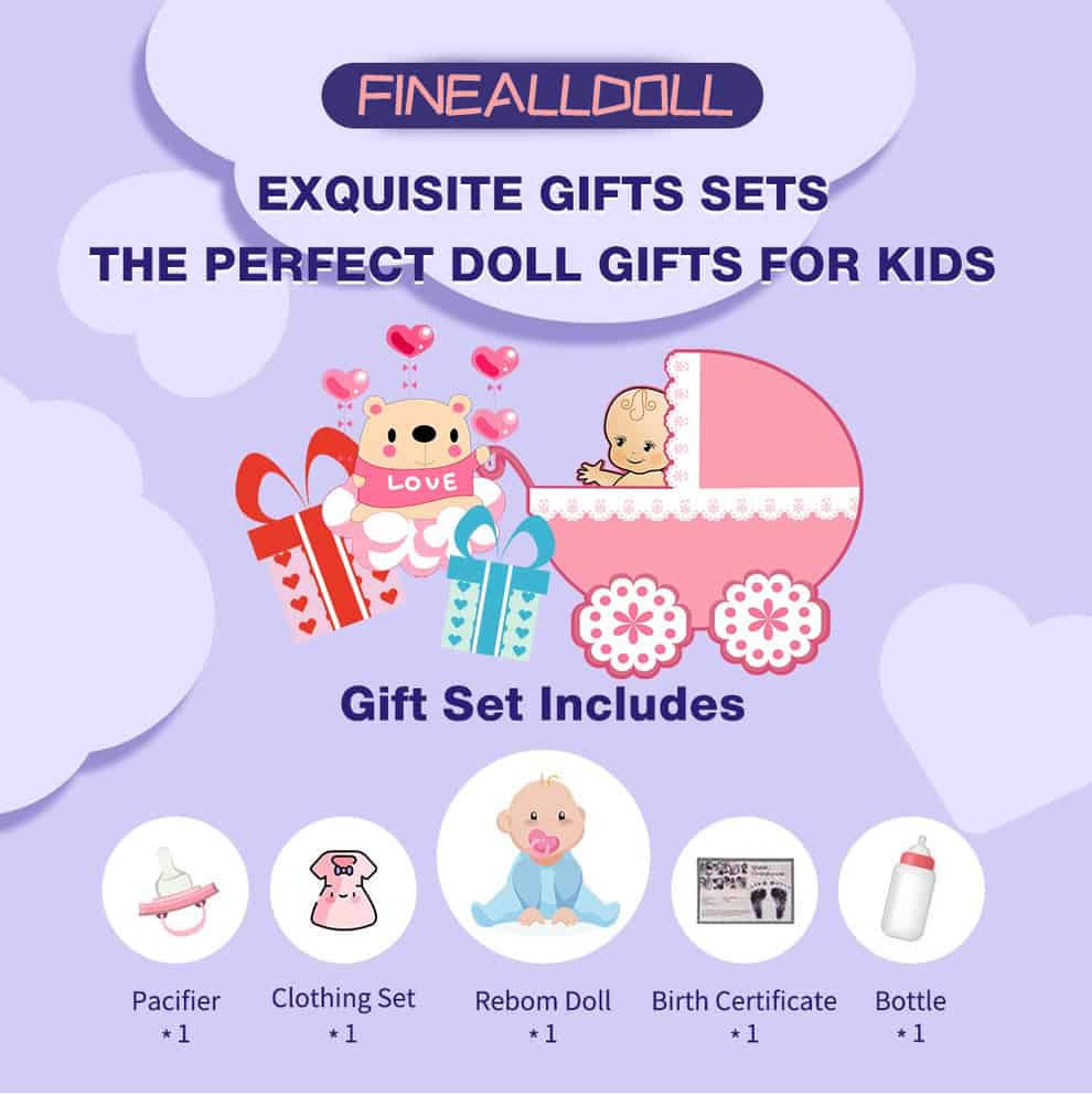 Gifts set includes