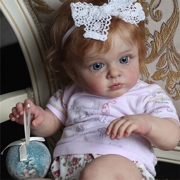 FINEALL Truly Real Lifelike Cloth Body Baby Doll Handmade Realistic