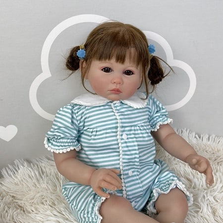 Wholesale Cloth Body Reborn Baby Doll FA-758