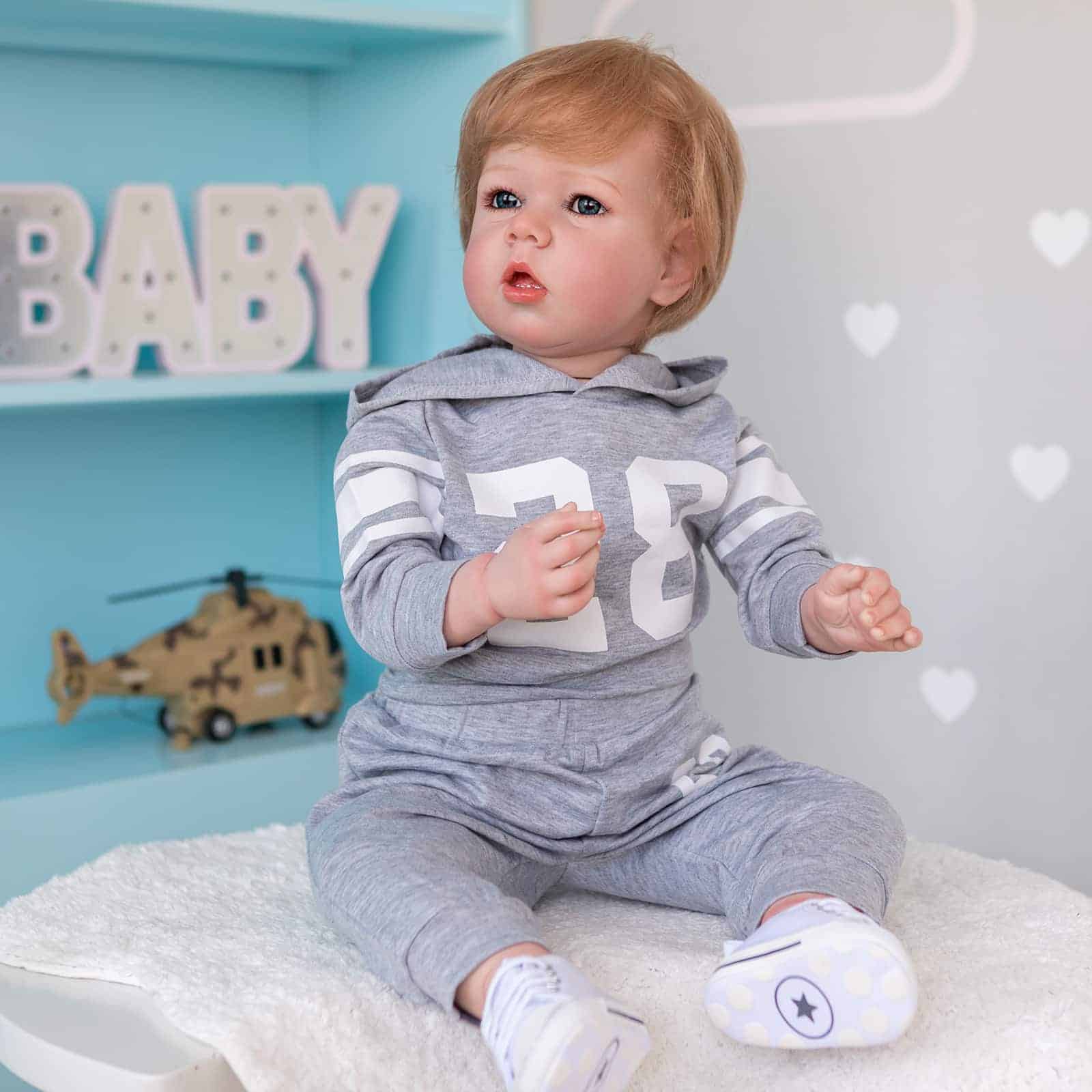 Wholesale Cloth Body Reborn Baby Doll FA-347C