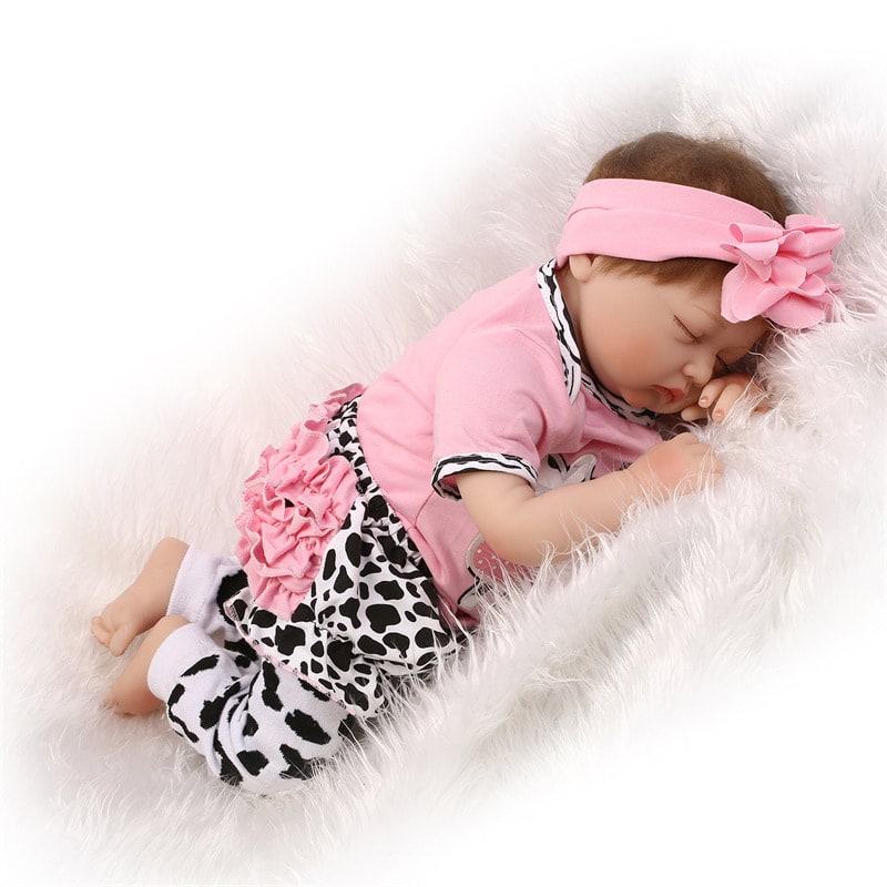 Wholesale Cloth Body Reborn Baby Doll FA-084C55