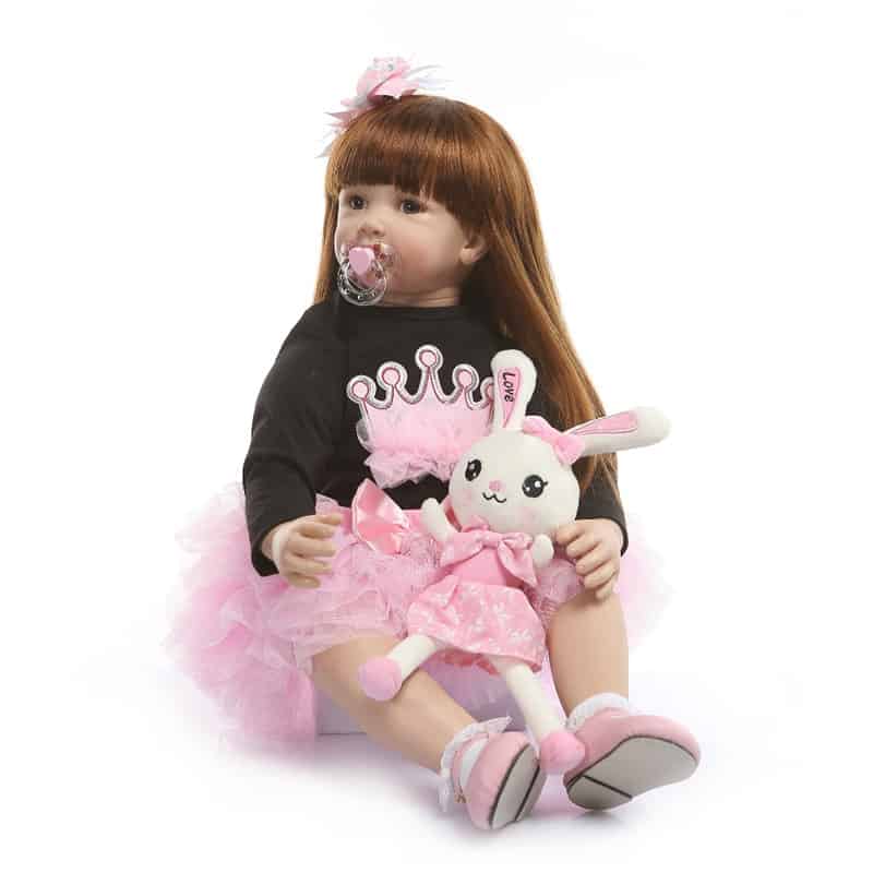 Wholesale Cloth Body Reborn Baby Doll FA-024C