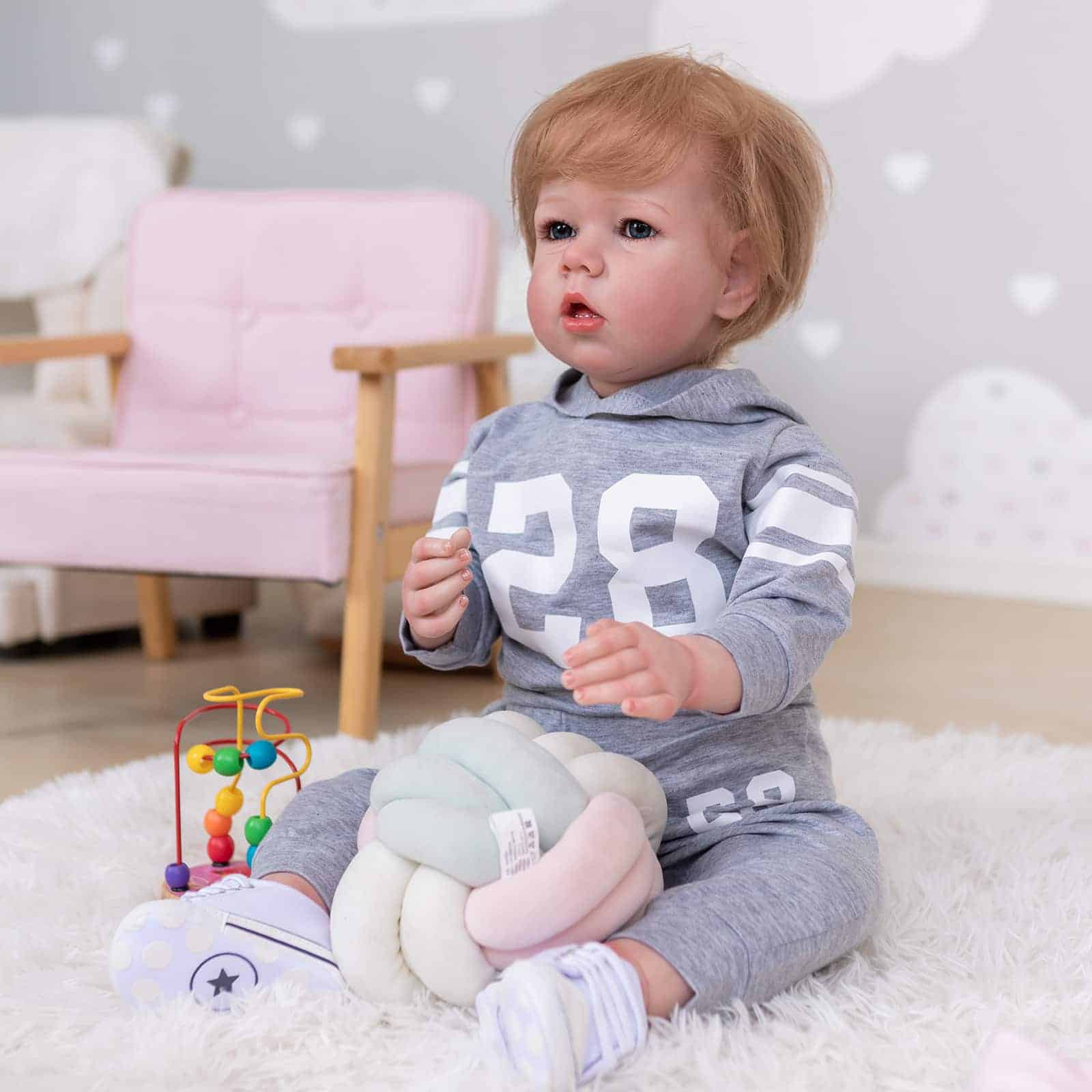 Wholesale Cloth Body Reborn Baby Doll FA-347C