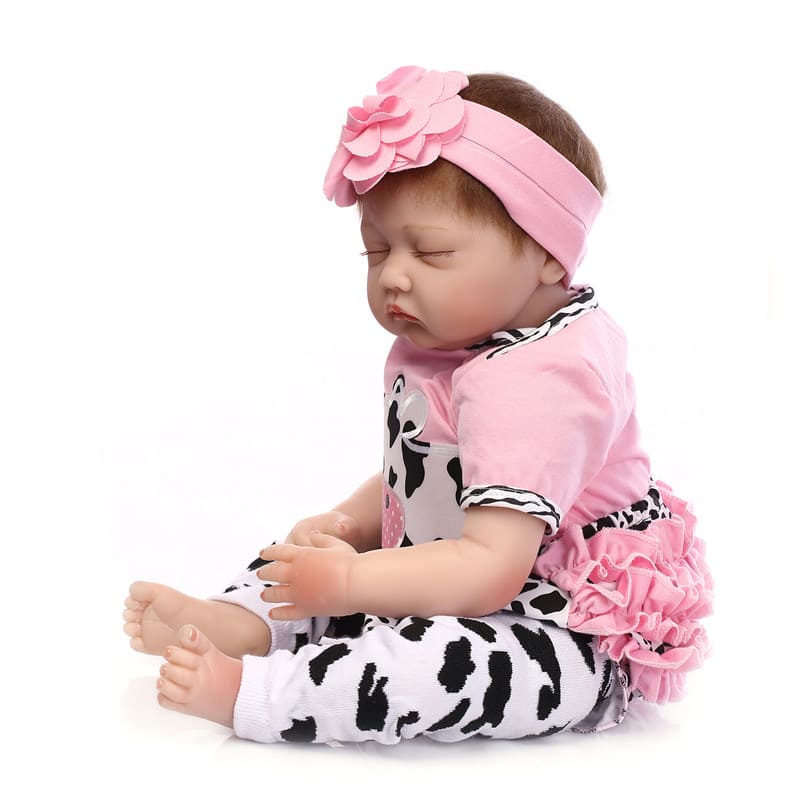 Wholesale Cloth Body Reborn Baby Doll FA-084C55