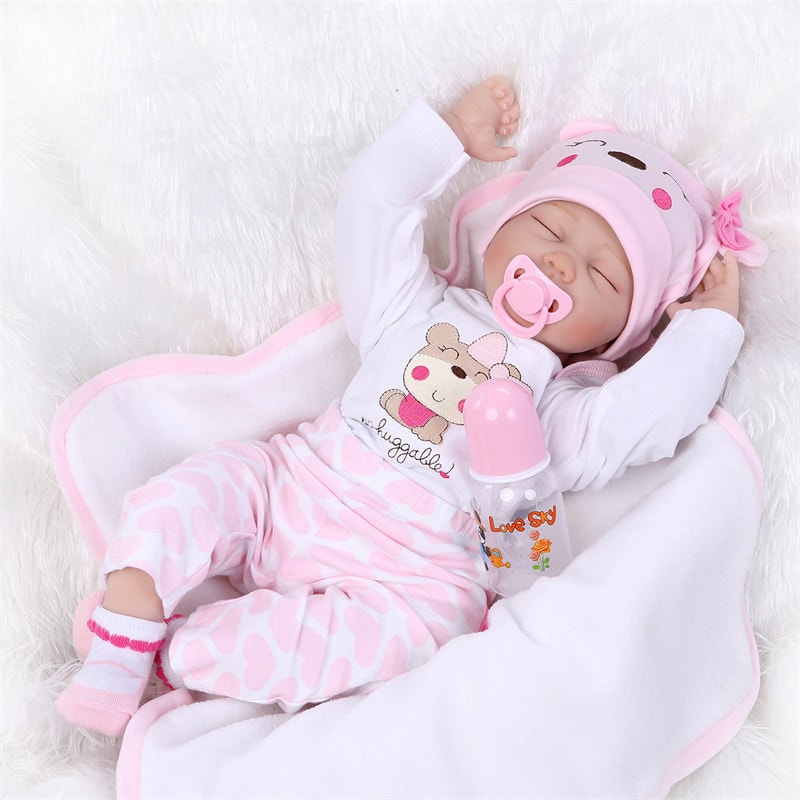 Wholesale Cloth Body Reborn Baby Doll FA-083C55