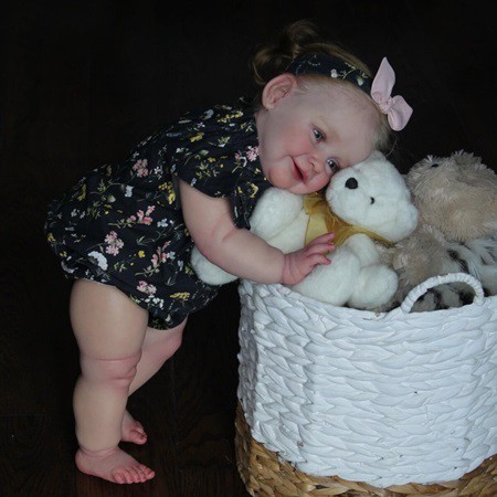 Wholesale Cloth Body Reborn Baby Doll FA-802