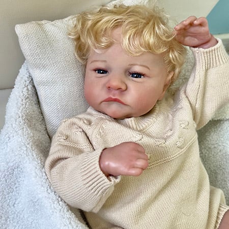 Wholesale Cloth Body Reborn Baby Doll FA-1018
