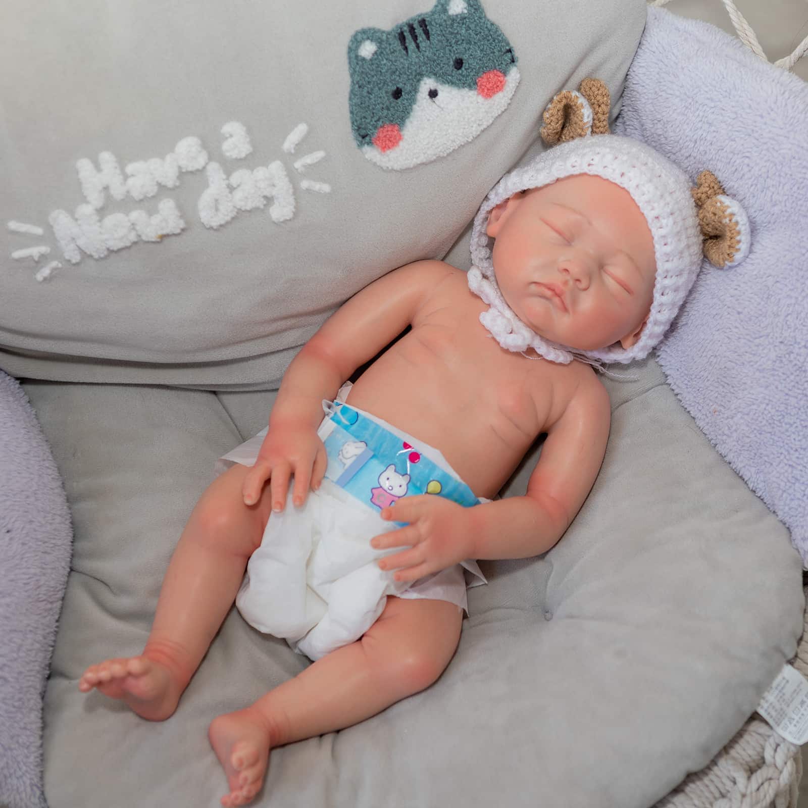 Wholesale 100% Soft Silicone Reborn Baby Doll FA-249G