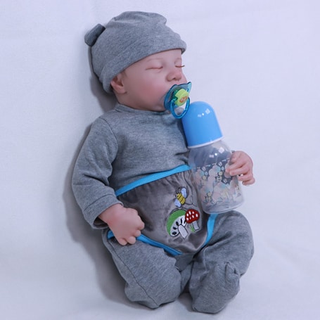 Wholesale Cloth Body Reborn Baby Doll FV-0002