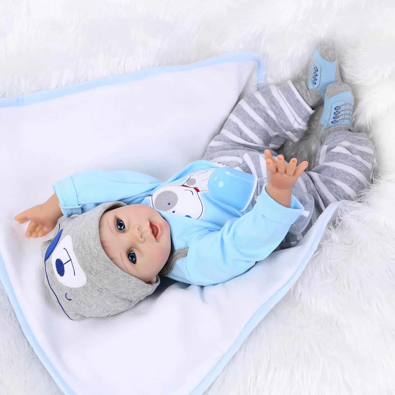 Wholesale Cloth Body Reborn Baby Doll FA-081C
