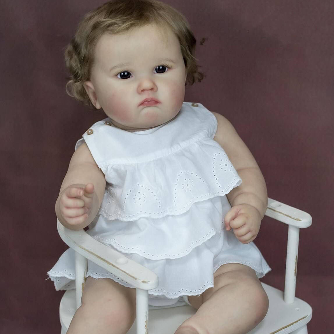 Wholesale Cloth Body Reborn Baby Doll FA-345C