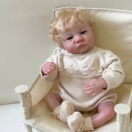 Wholesale Cloth Body Reborn Baby Doll FA-1018
