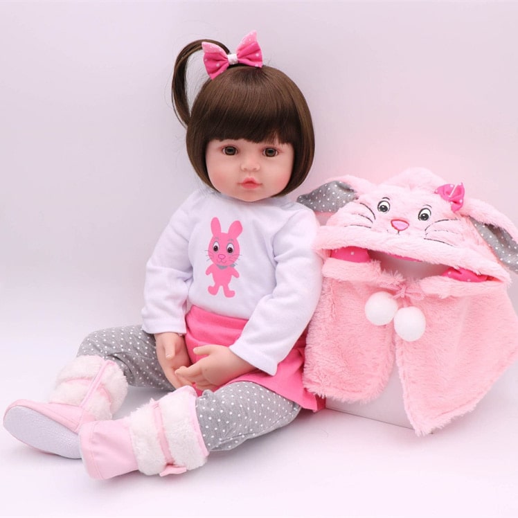 Wholesale Cloth Body Reborn Baby Doll FA-006C48